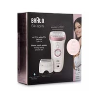 براون ماكينة حلاقة الشعر سيلك ابيل 9 مع 3 ملحقات S...