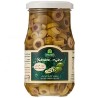 زيتون حلواني اخضر شرائح كبير 650 جم شد 6