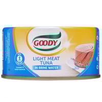 تونة قودي ماء وملح كبير 185 جم شد 48