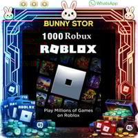 شحن روبلوكس 1000 Robux | شحن فوري للعبة Roblox