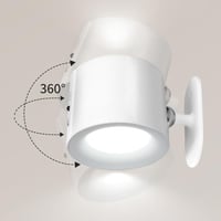 إضاءتين جدارية LED ، قابلة للدوران مع جهاز تحكم عن...