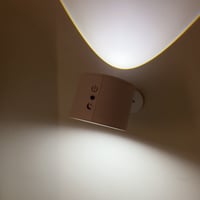 إضاءتين جدارية LED ، قابلة للدوران مع جهاز تحكم عن...