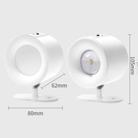 إضاءتين جدارية LED ، قابلة للدوران مع جهاز تحكم عن...