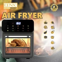 مقلاة هوائية من DENX بقوة 1350 واط، وسعة 12 لتر