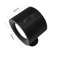 إضاءة جدارية LED ، قابلة للدوران مع جهاز تحكم عن ب...