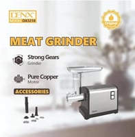 مطحنة اللحم الكهربائية DENX قوة وكفاءة لطحن مثالي