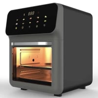 مقلاة هوائية من DENX بقوة 1350 واط، وسعة 12 لتر