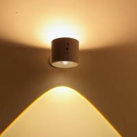 إضاءتين جدارية LED ، قابلة للدوران مع جهاز تحكم عن...