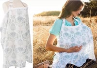 غطاء ومريلة الرضاعة الطبيعية متعدد الإستخدامات رضا...