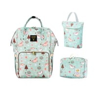 طقم (3قطع) حقيبة مستلزمات طفل يونيكورن