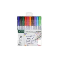 طقم 10 قلم جاف 1 مل روكو 1427