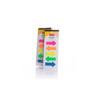 ورق ملاحظات فواصل شكل سهم ملون