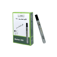 كرتون 12-قلم معلم أسود روكو 350 مشطوف ( غير قابل ل...