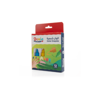 ألوان شمعية 12 لون دنيا