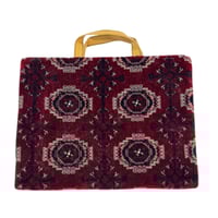 شنطة سجادة مخمل جامبو فاخر | أحمر 4