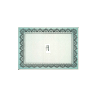 ورق شهادات شكر بصمة ذهبي وفضي