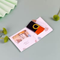 مجموعة (12) بوك للعيديات فاخر لون أبيض بنمط ملون و...