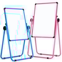 سبورة وجهين مع حامل قابلة للدوران 360 درجة