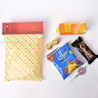 مجموعة (25) كيس بلاستيك ملون للهدايا والتوزيعات -...