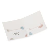 مجموعة (12) بوك للعيديات فاخر لون أبيض بنمط ملون و...