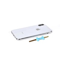 مجموعة (25) عود ربط بشريطة فيونكة - أزرق