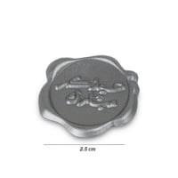 مجموعة (12) ختم شمع فاخر بعبارة"عيدكم مبارك" دائري...