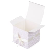 علبة التوزيعات الفاخرة بختم " عيدكم مبارك" لون خزا...