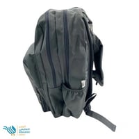 شنطة ظهر مع مقلمة رمادي 17 انش روكو