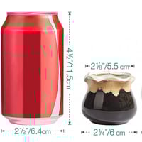 3 مراكن خزفية صغيرة للبونساي والصبارات