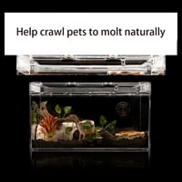 اكسسورات للزواحف مخبأ كانه جذع شجرة