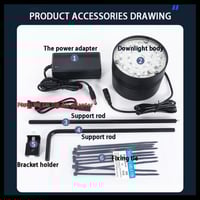 مصباح WRGB LED احترافي 50W لأحواض الأسماك – إضاءة...