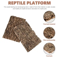 3قطع من الخشب الطبيعي