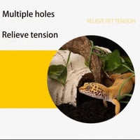 اكسسورات للزواحف مخبأ كانه جذع شجرة