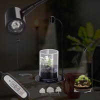 مصباح نمو النباتات الداخلي LED بقاعدة معدنية ومنفذ...