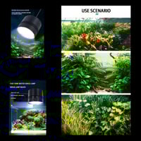 مصباح WRGB LED احترافي 50W لأحواض الأسماك – إضاءة...