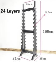 حامل مزدوج ل 24 سيف