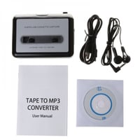 مشغل أشرطة الكاسيت بمحول MP3 إلى الحاسب