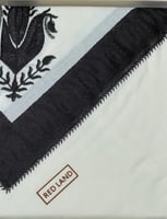 غترة شال كشميري ردلاند بني داكن