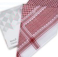 شماغ البسام البصمة كلاسيك اللون خاص وطني