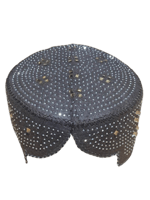 طاقية باكستانية مفتوحة من الأمام