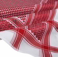 شماغ العجلان الذهبي رجالي أحمر غامق ختم اسود