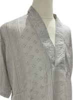 ثوب نوم سبعة مشجر - الرمادي غامق اللؤلؤي الأنيق