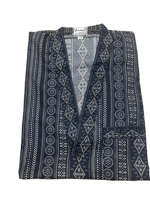 ثوب نوم سبعة اسود مشجر شبابي - ASM3