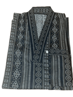 قميص سبعة شبابي اسود مشجر - ASM4