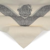 غترة شال ميرينو كشمير لون رصاصي R06