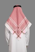 شماغ البسام بلس كلاسيك لون غامق انجليزي