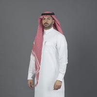 شماغ البسام الختم الاسود شلش