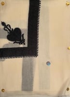 شال كشميري سكري بنقش اسود 58