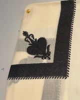 شال كشميري سكري بنقش اسود 58