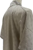 ثوب نوم سبعة مشجر - الرمادي غامق اللؤلؤي الأنيق